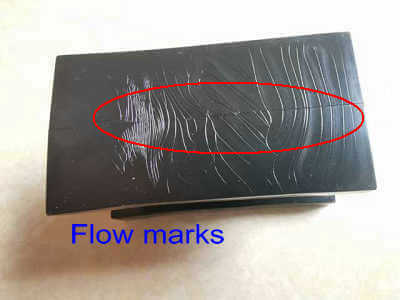Flow marks